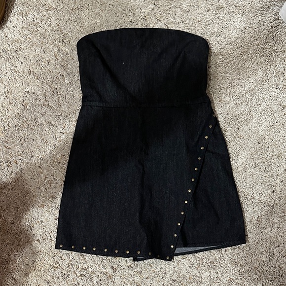 NWOT Pink Lily strapless skort romper - Picture 1 of 3
